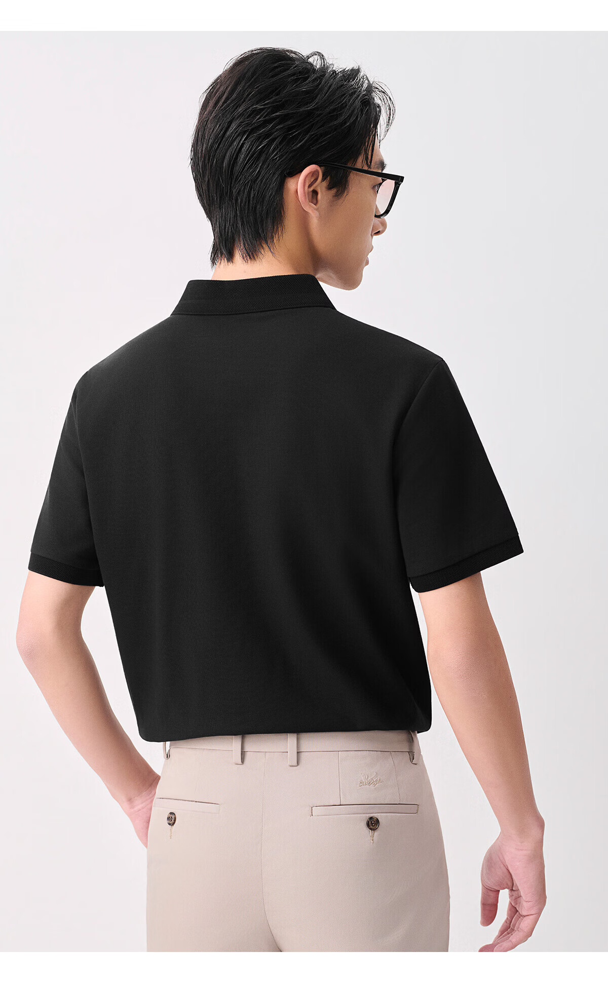 Baoxiniao Men's Short Sleeve Polo Shirt Business Casual Collared T-Shirt KESTA1204AU 15